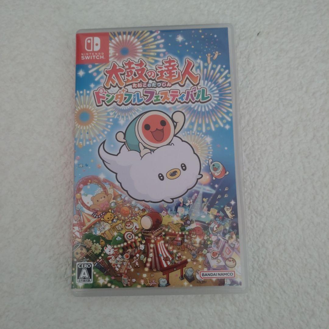 Switchソフト　太鼓の達人　ソフトとバチとたいこのセット