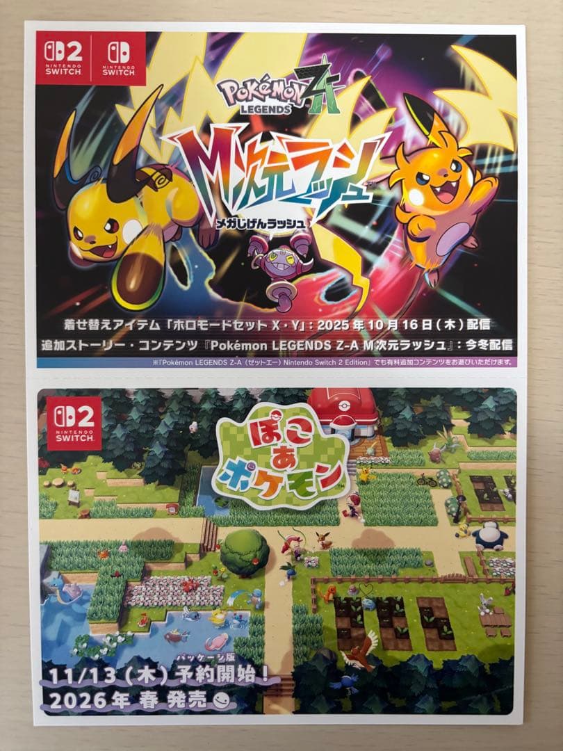 ポケモン ZA ポケモンセンター 早期購入特典付き