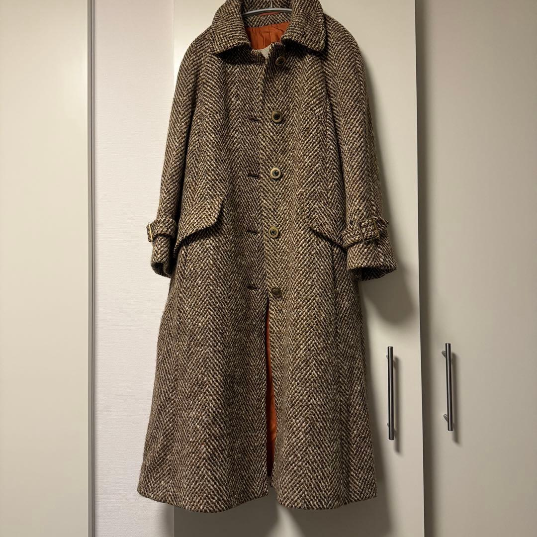 Aquascutum アクアスキュータム1970s ツイードコート ヴィンテージ