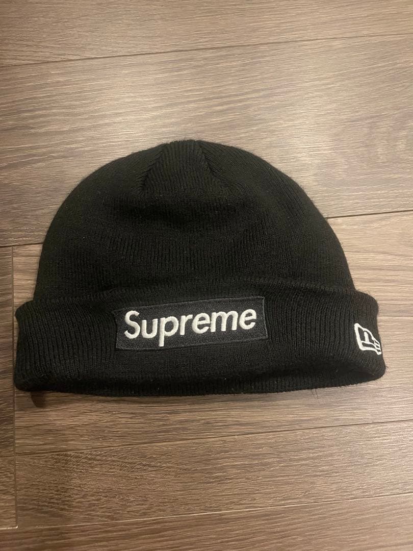 Supreme New Era® Box Logo Beanie ブラック