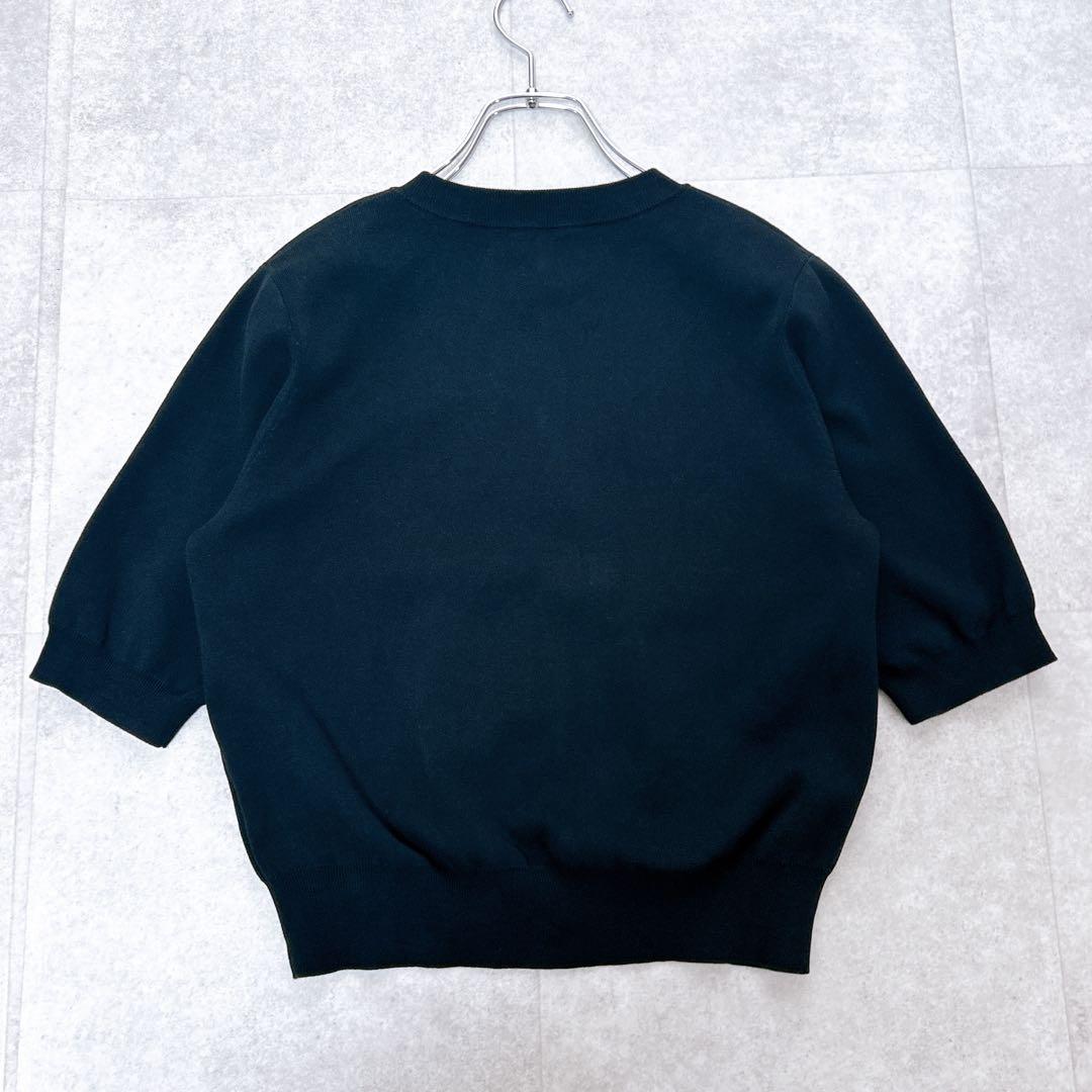 24SS CABaN キャバン コットンストレッチ エンブロイダリーカーディガン