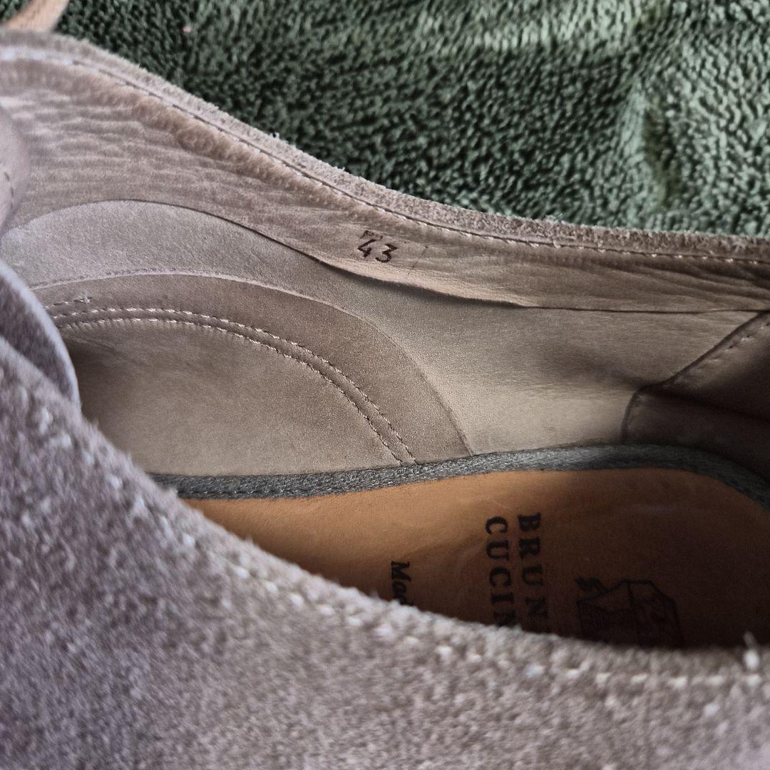 BRUNELLO CUCINELLI スエードシューズ　サイズ43 2回程度使用