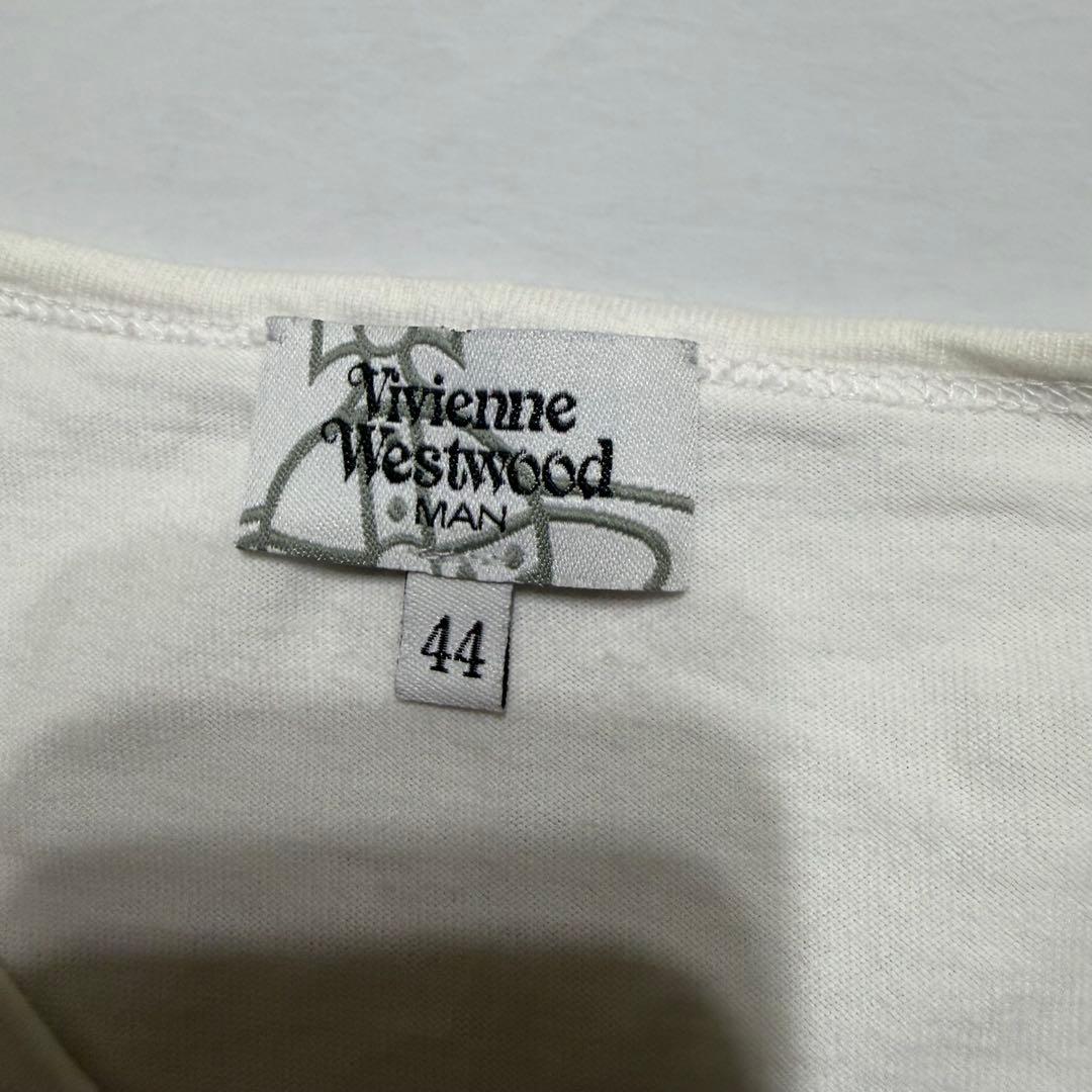 Vivienne Westwood MAN オーブ　Tシャツ　ホワイト　Y2K