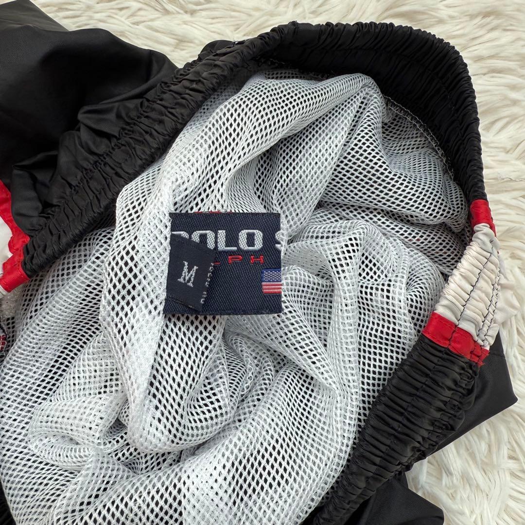 【希少】POLO SPORT ポロスポーツ サイドライン ナイロンパンツ 90s