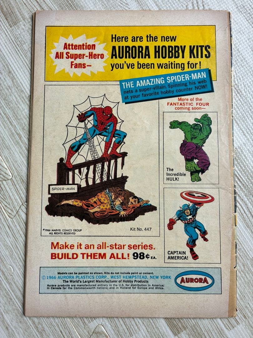 アメコミ Xmen #29 マーベル　1966年 スパイダーマン Disney