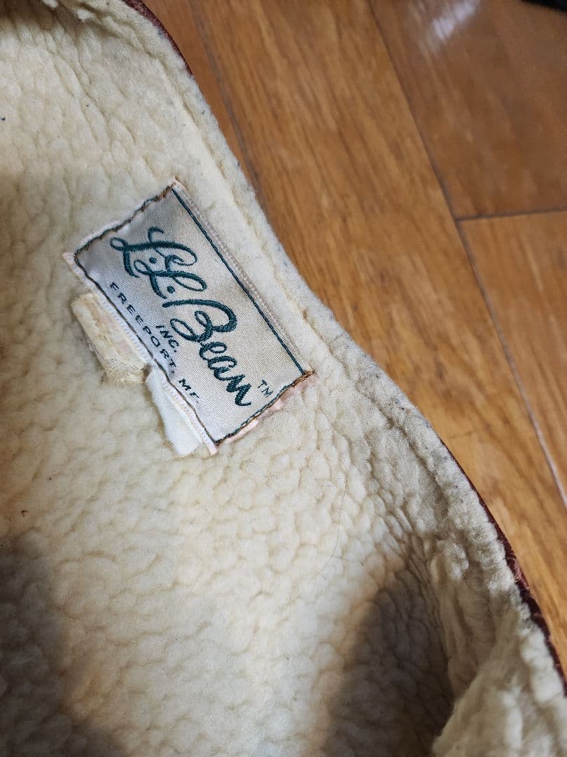 L.L.Bean ブラウンレザーベスト