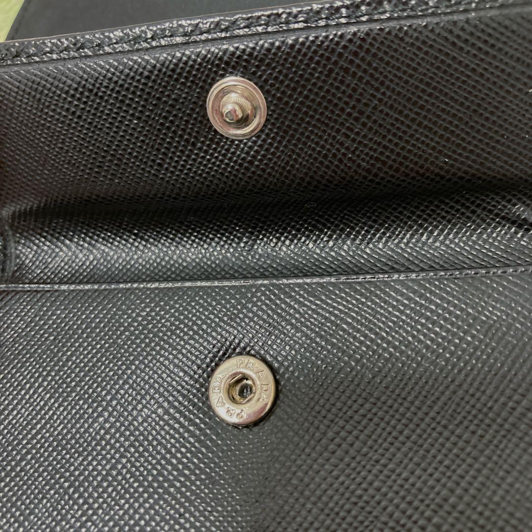 ★美品★PRADA★プラダ★ナイロン★三つ折り財布★ブラック
