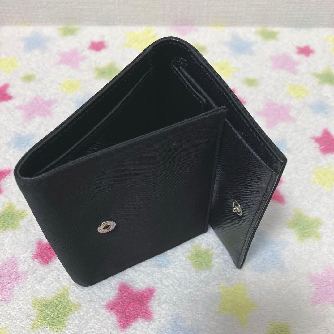★美品★PRADA★プラダ★ナイロン★三つ折り財布★ブラック