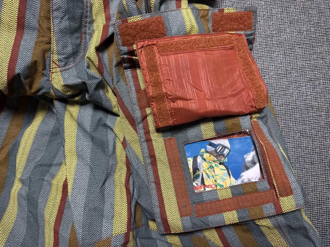 Burton バートン　スノーボードウェア XL ストライプ
