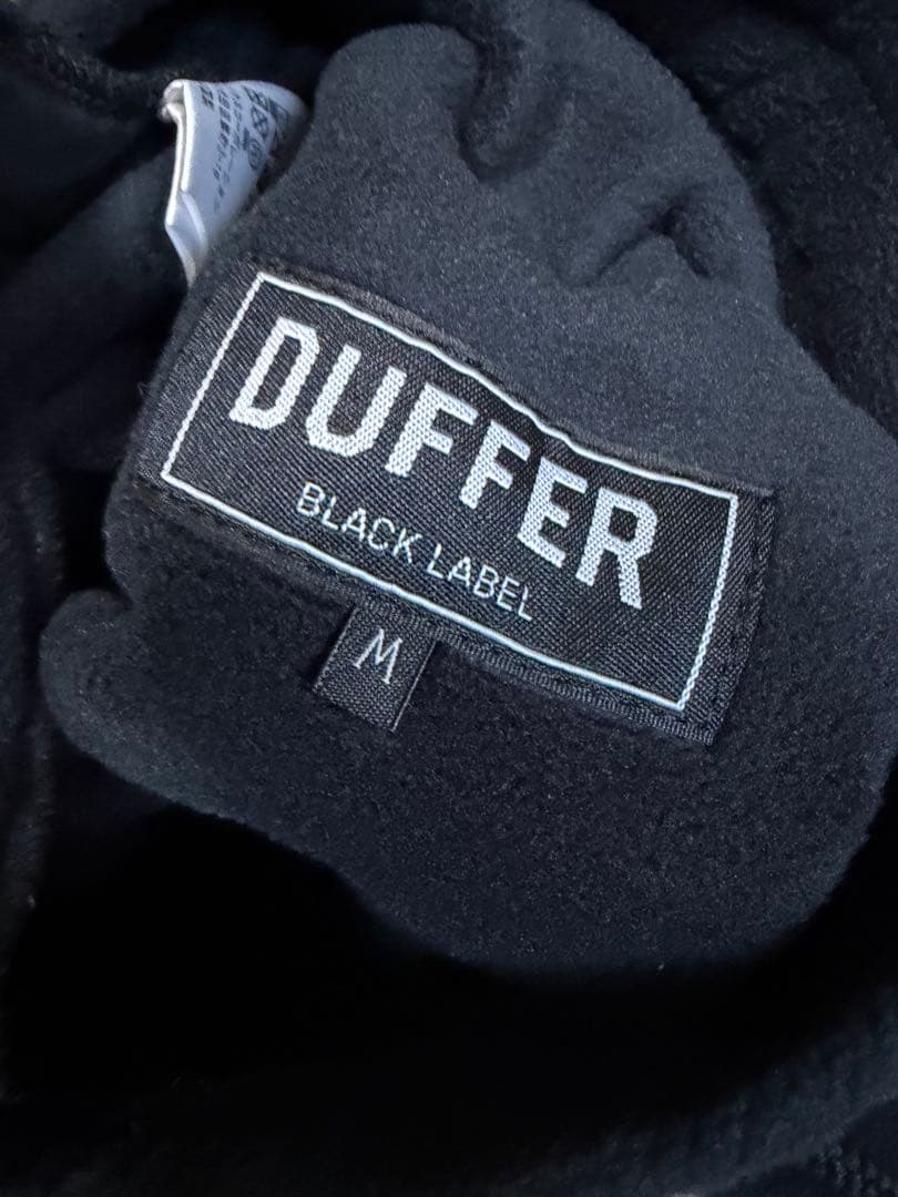 【美品】The DUFFER of ST.E ロゴ入り フリースパンツ