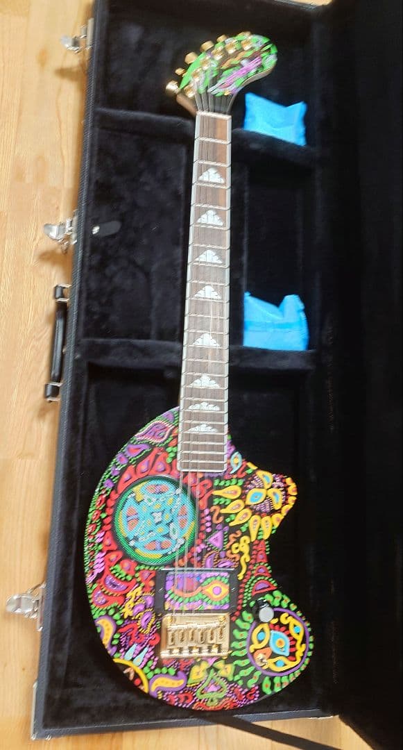FERNANDES ZO-3 hide サイケ ハードケース付き