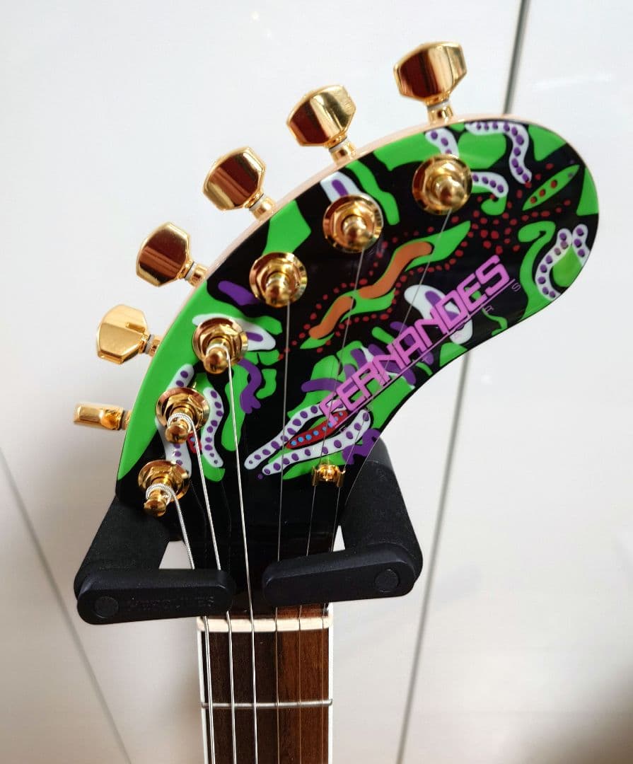 FERNANDES ZO-3 hide サイケ ハードケース付き