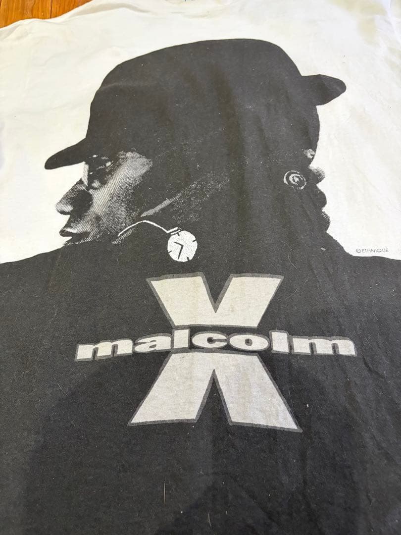90s オールスポーツ　マルコムX Tシャツ XL