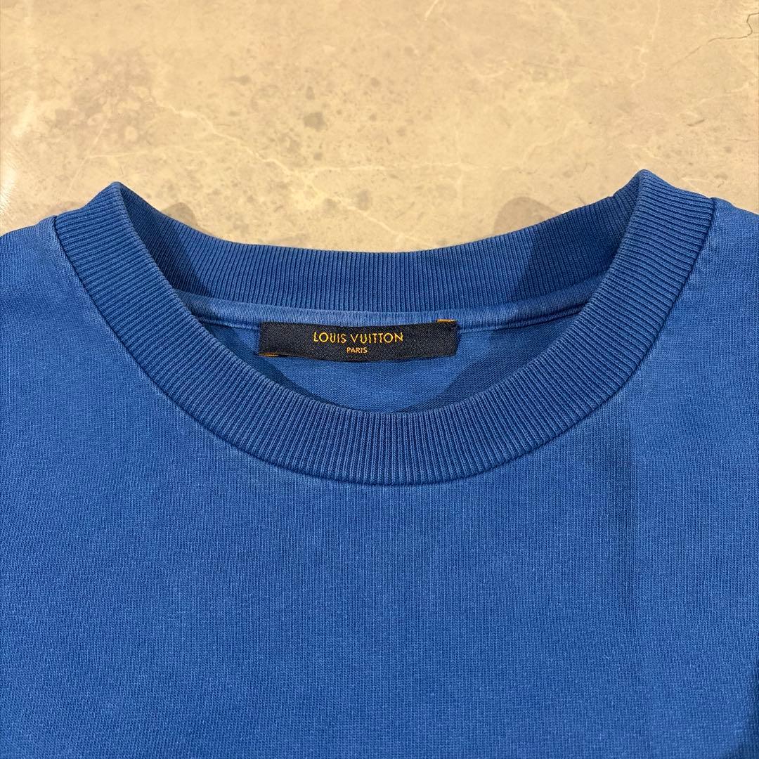 LOUIS VUITTON,ブルー Tシャツ,インサイドアウト