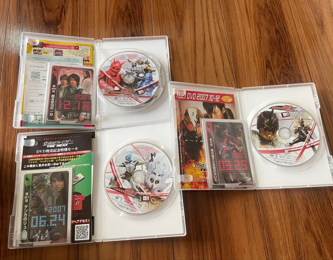 【未開封巻あり】仮面ライダー電王 DVD BOX付き 全12巻＋カード付き