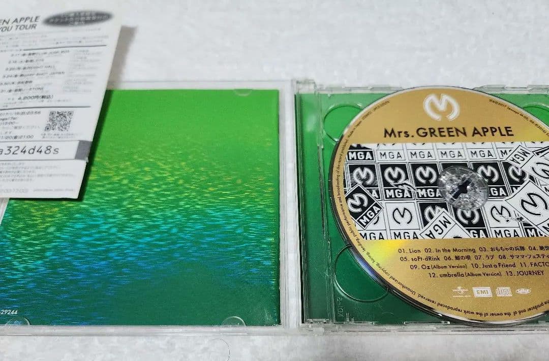 【正規品】Mrs. GREEN APPLE 2ndアルバム　初回限定版
