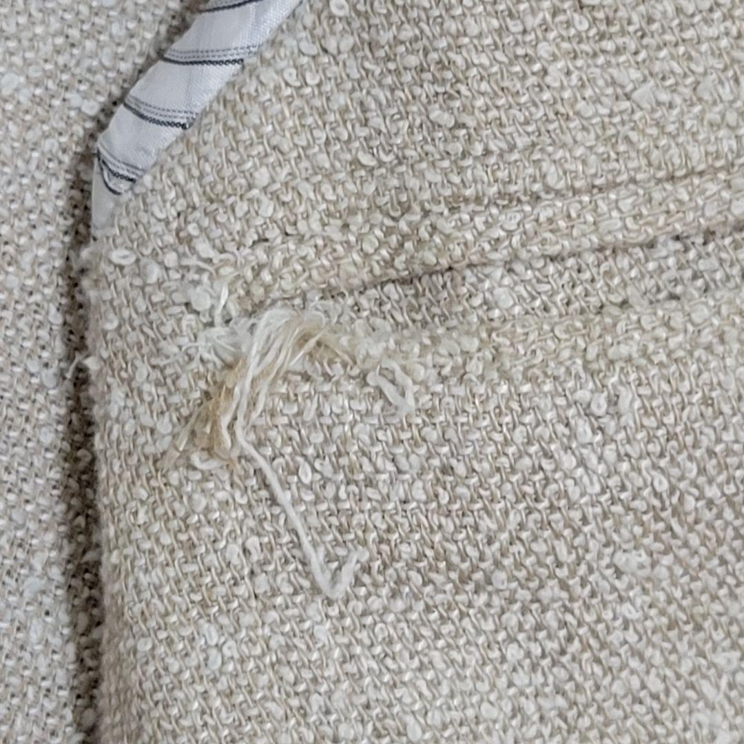 ★美品 LARDINI 春夏 リネン 麻 三者混 テーラードジャケット