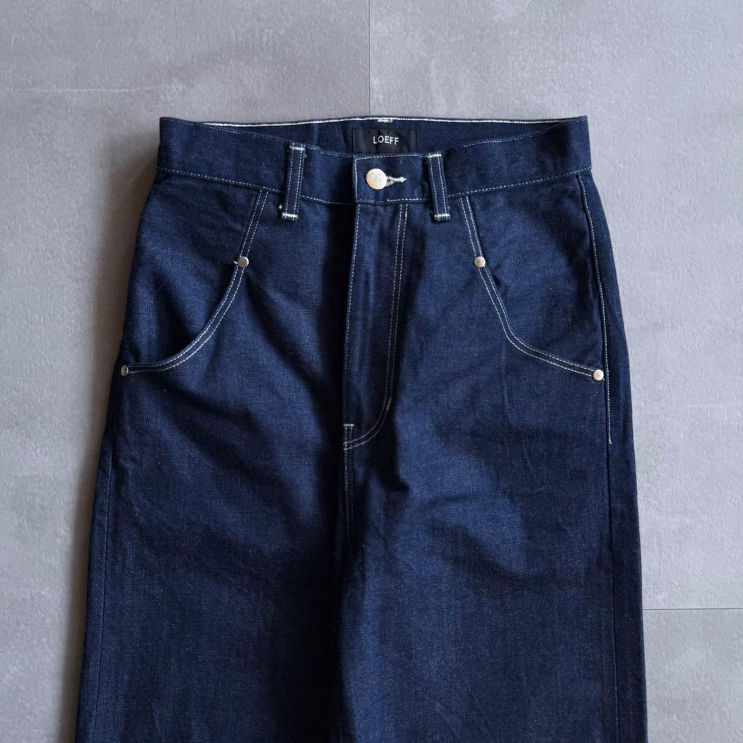 【美品✨】LOEFF 13oz ヤード デニムパンツ RIGID