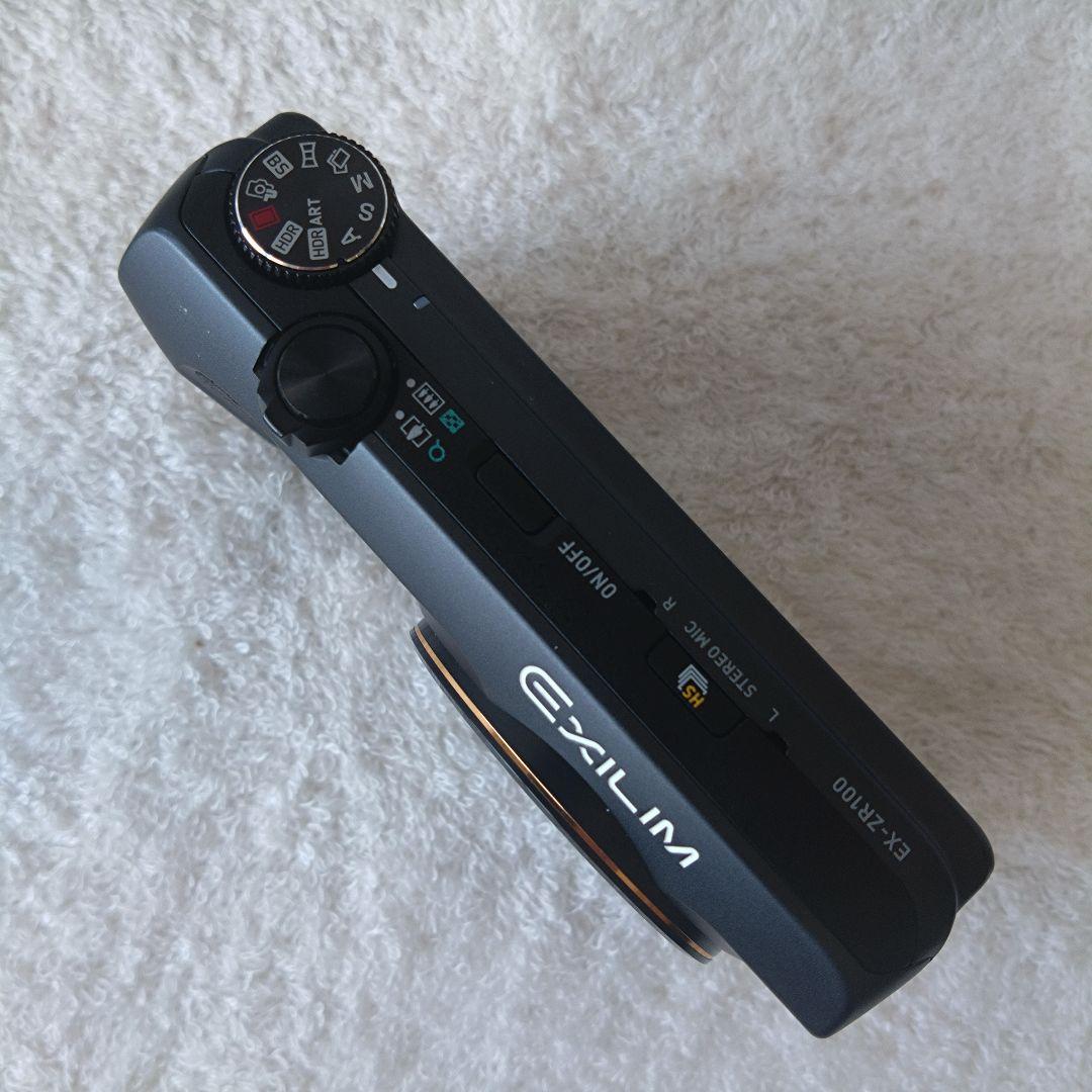 【動作確認済】CASIO EXILIM EX-ZR100 ブラック 美品