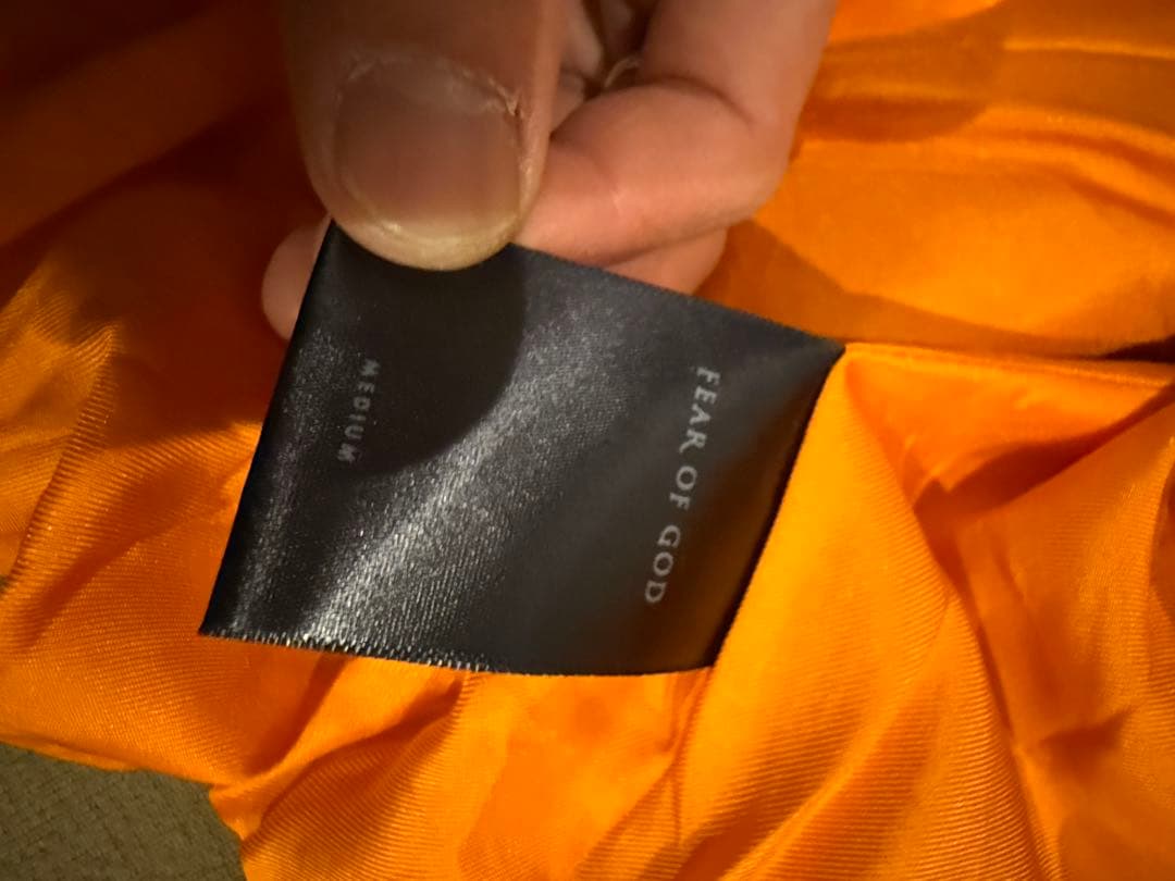 北*有様 Fear of God 4th コレクション　フライトジャケット