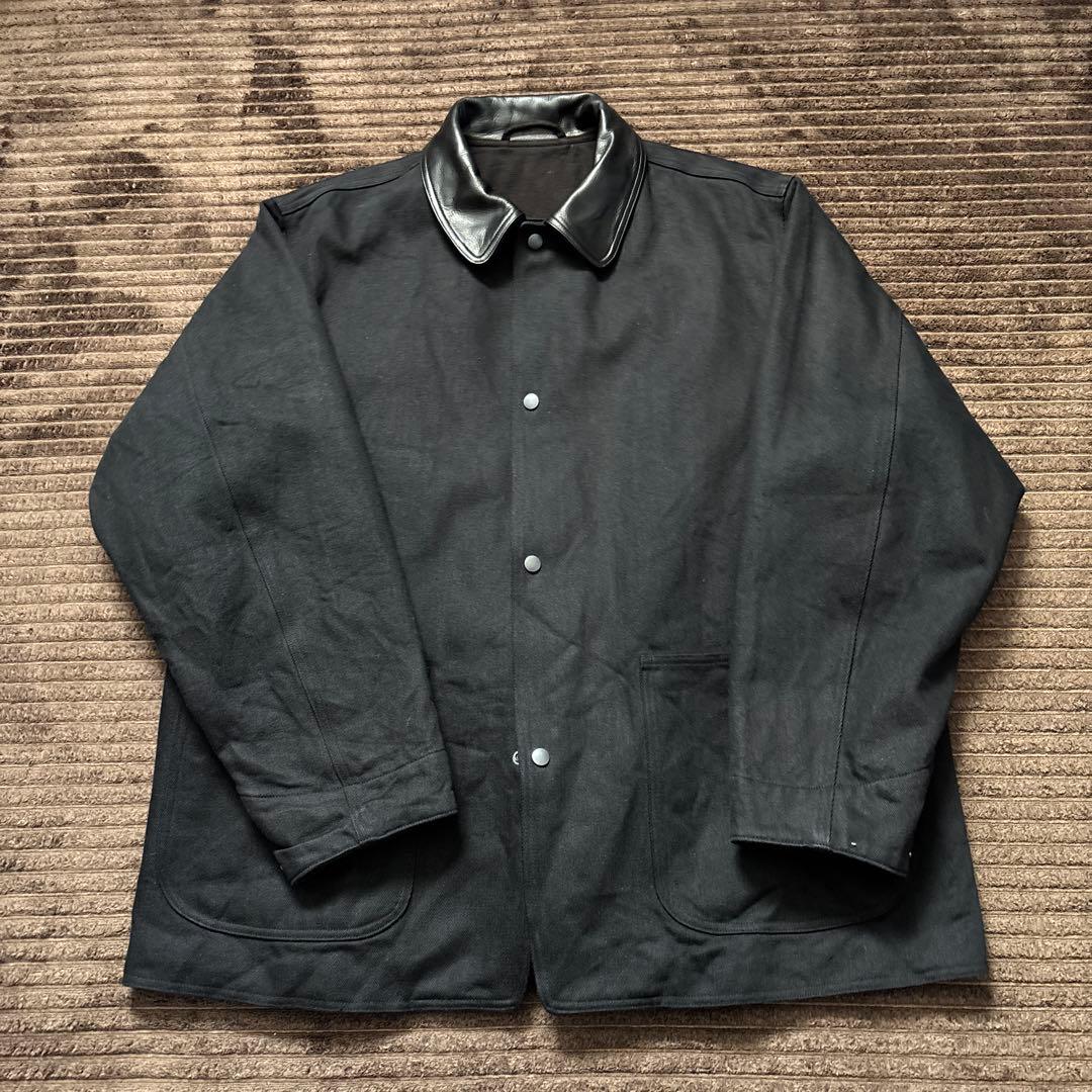 【美品】25AW COMOLI レザーデニムワークジャケット　サイズ3