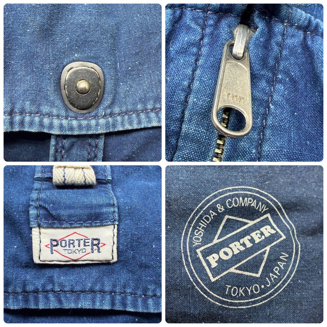 バッグ PORTER Indigo Canvas 2Way Bag Japan