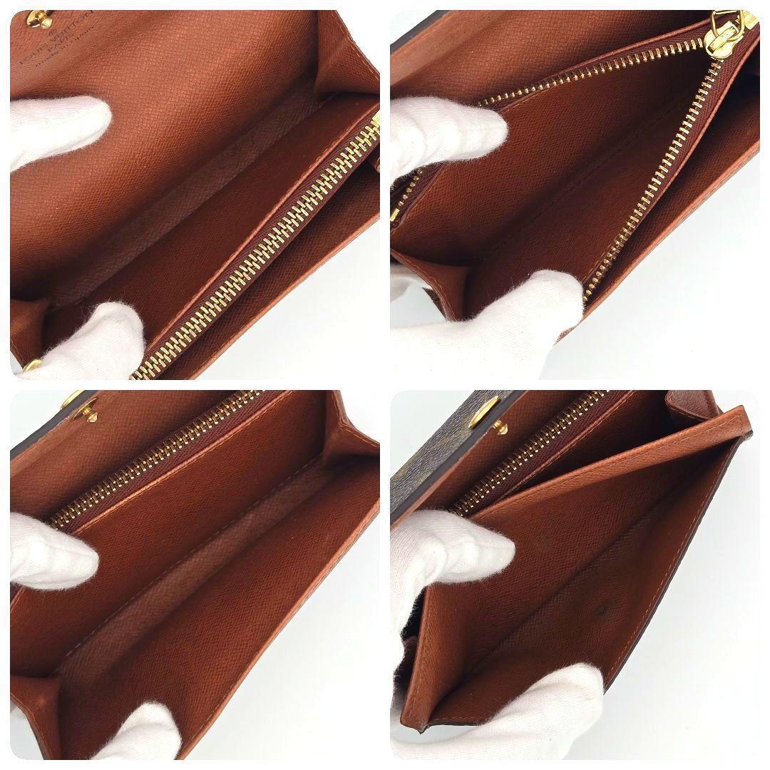 ルイヴィトン モノグラム ポルトモネジップ 二つ折り財布 小銭入れ ミニ財布
