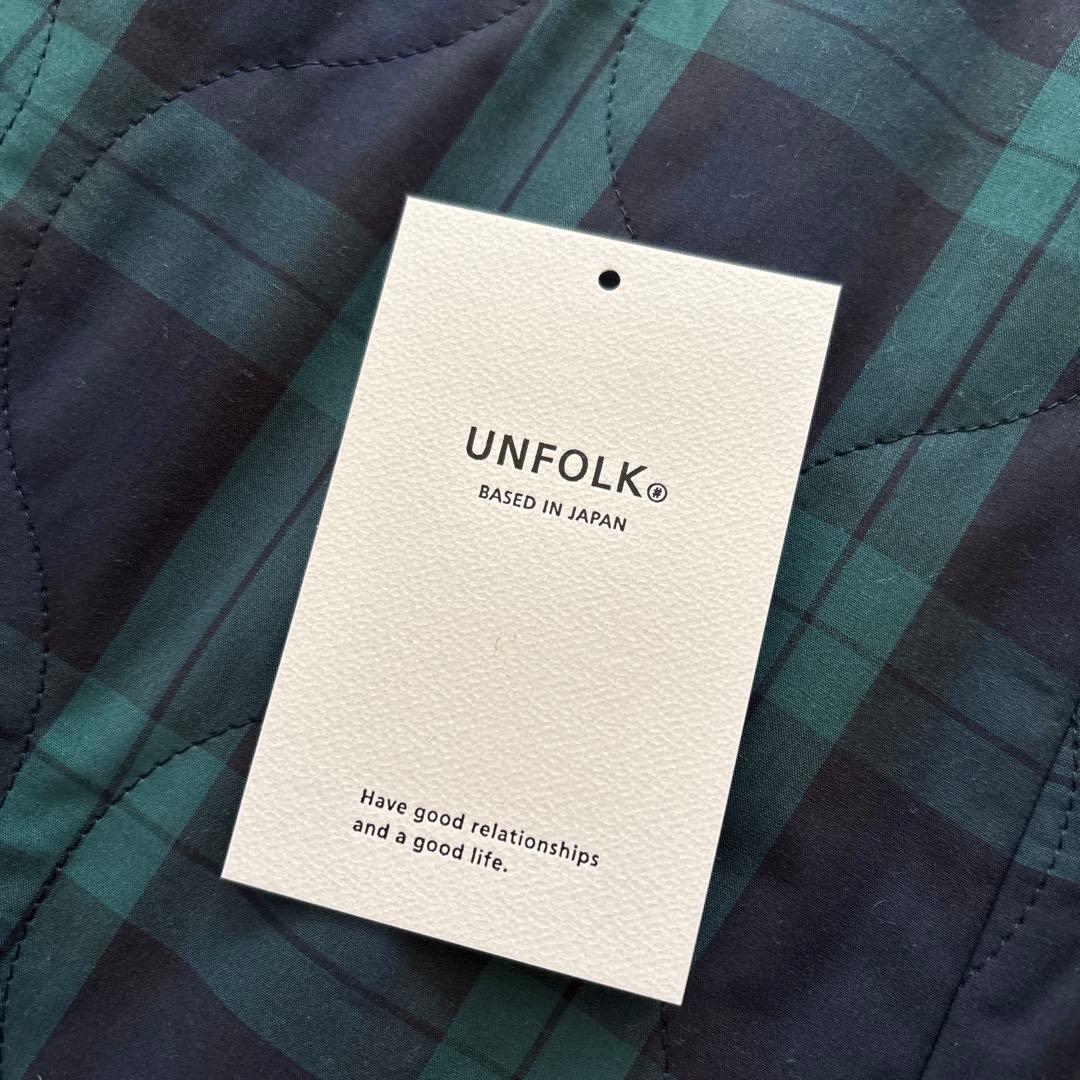 【お値下げしました】UNFOLK アンフォーク　キルトスカート　ブラックウォッチ