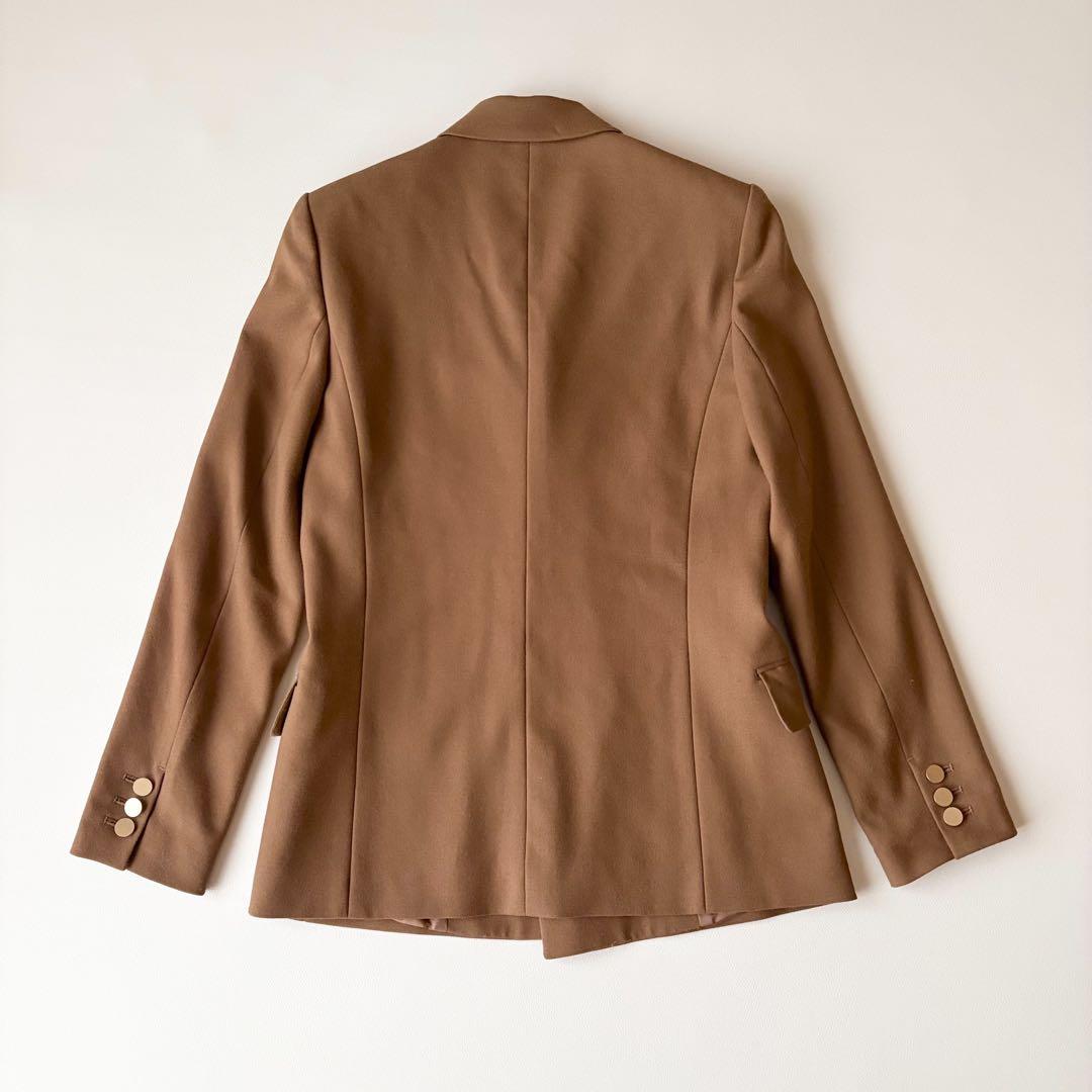 美品✨allureville 金ボタン ダブルブレストジャケット キャメル