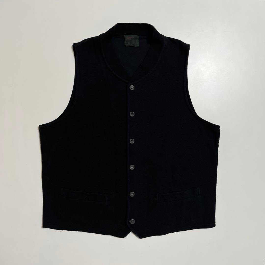 Yohji Yamamoto DURBAN A.A.R コットンベスト ブラック
