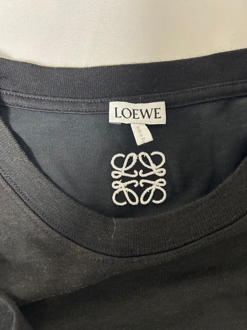 LOEWE ブラック Tシャツ 番号00