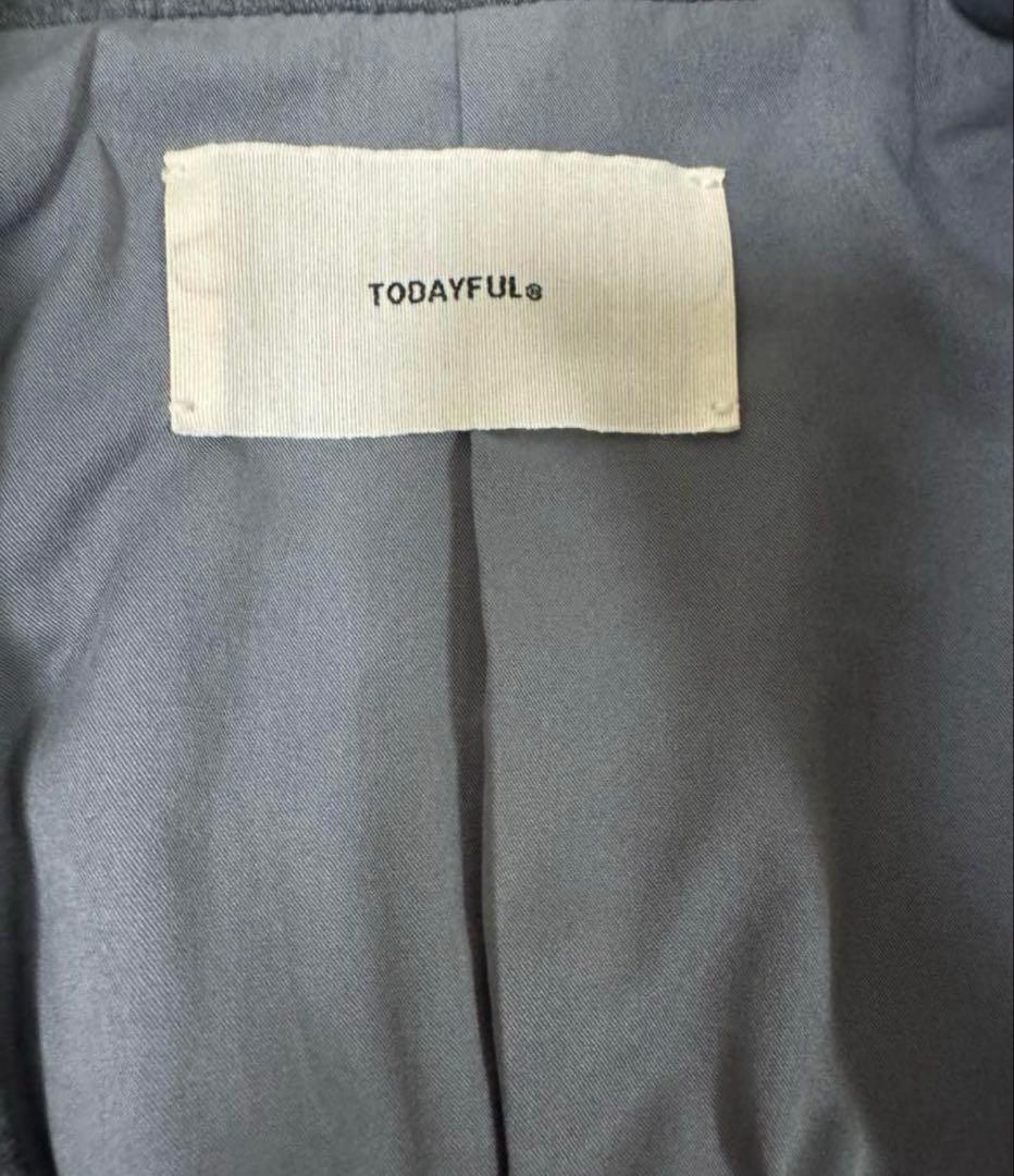 TODAYFUL Heather Over Jacket グレー 38テーラード