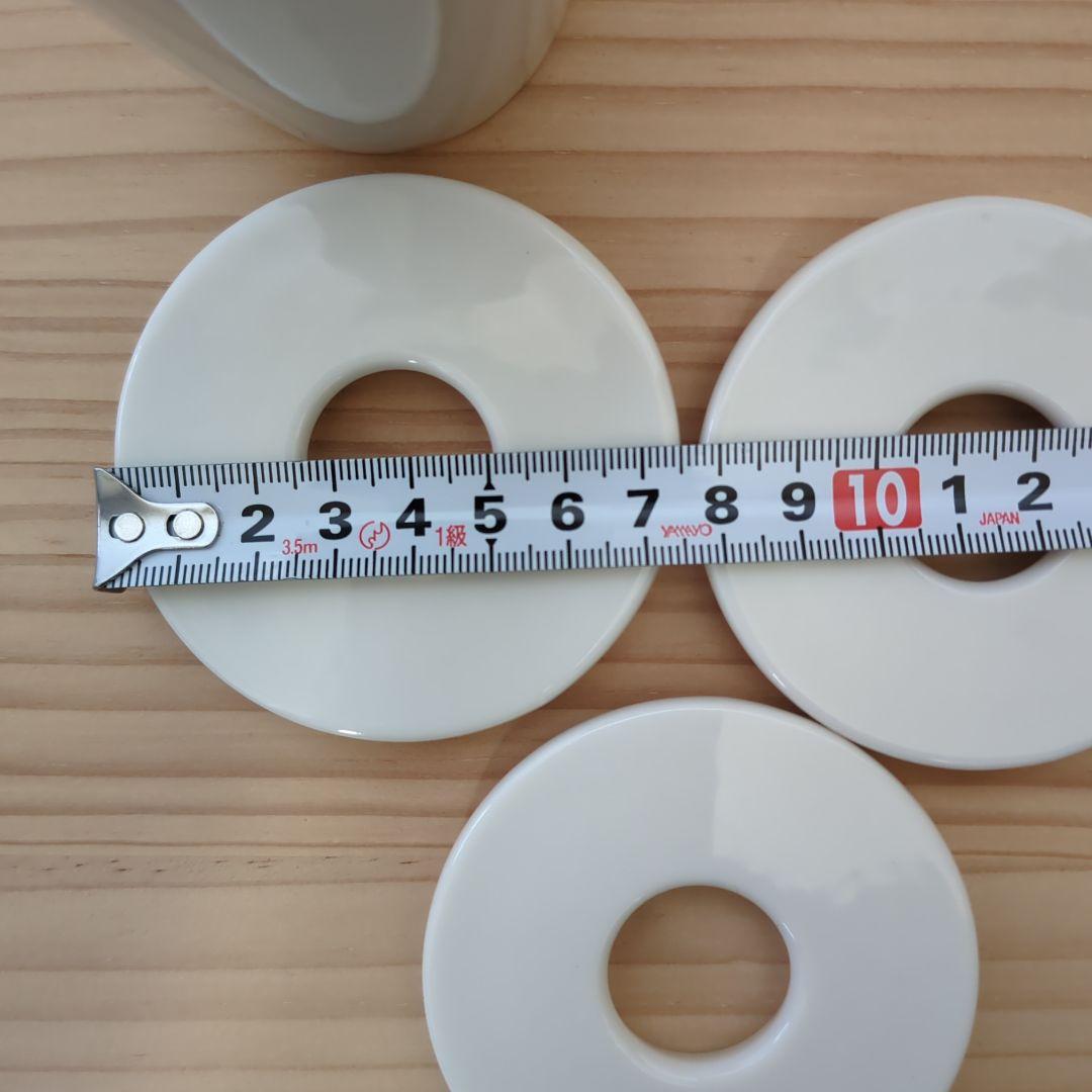 チ*コ様 白磁セット　茶筒　ローションボトル　アロマスティックボトル　ポーセラー