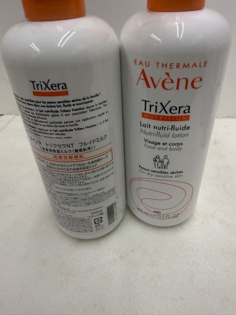 未使用Avene TriXera 敏感肌用保湿クリーム2P&ミルク2P 計4本