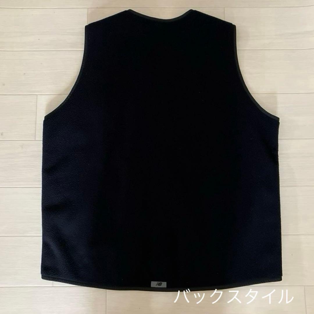 NBニューバランス・メンズベストブラック美品