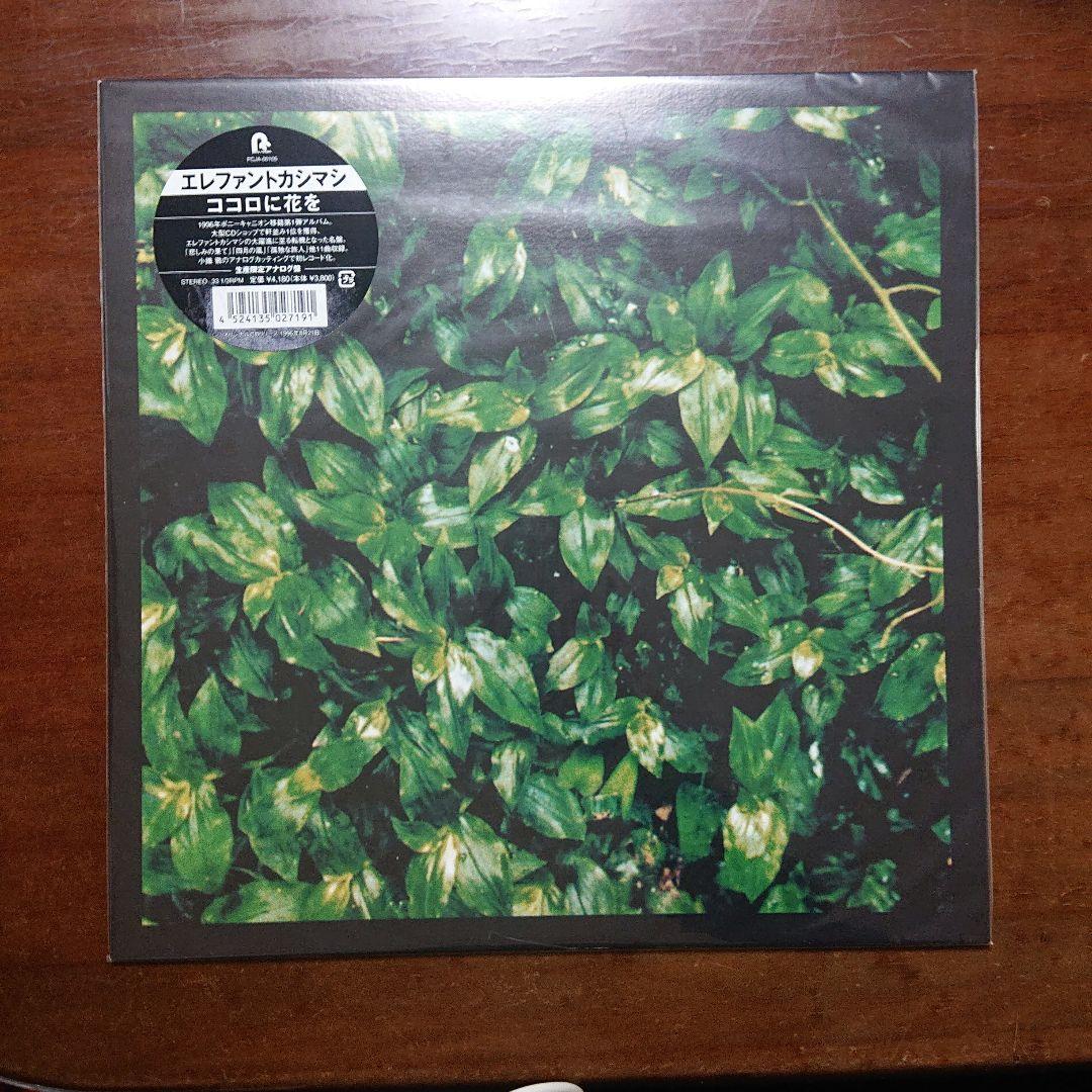エレファントカシマシ　ココロに花を　LP　レコード　メガジャケ付き　宮本浩次