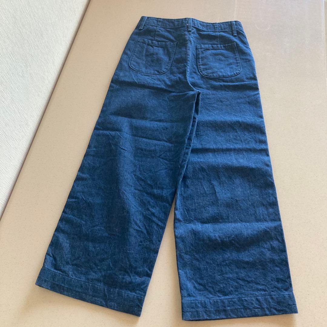 45r デニムワイドパンツ