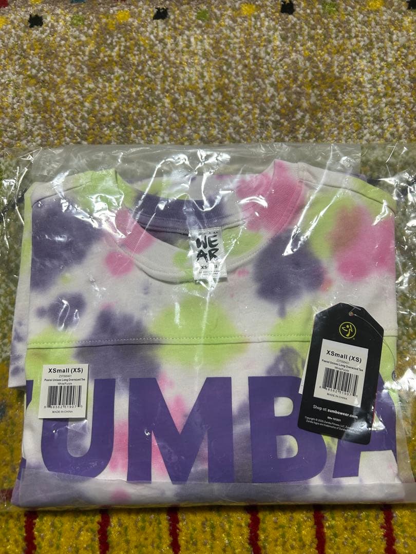 正規品 最新作 《新品未使用》 ZUMBA パステルコレクション TシャツXS