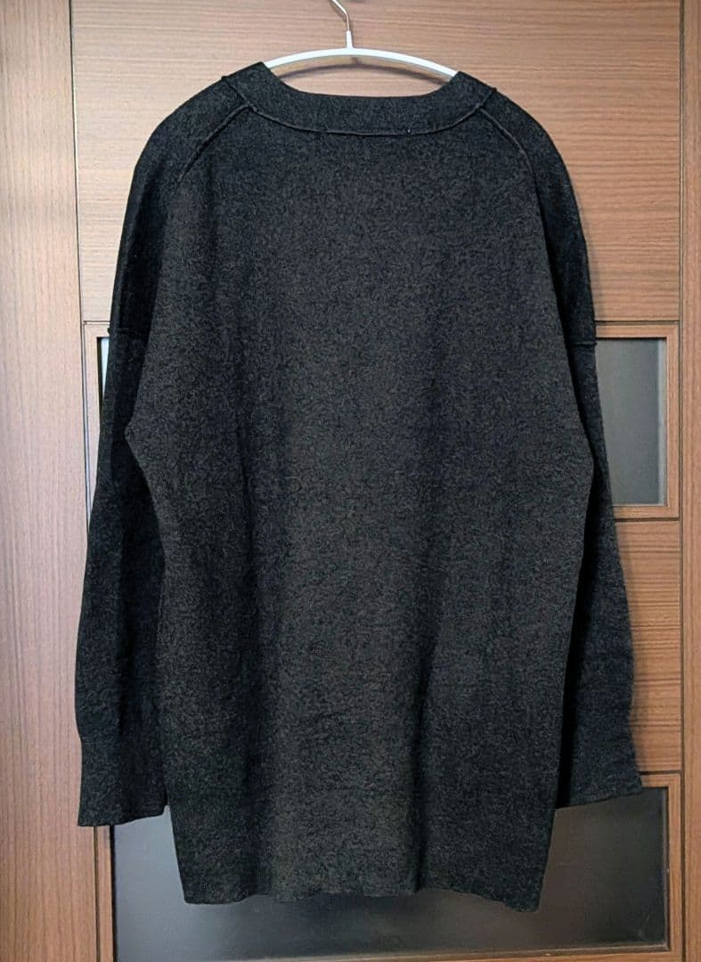 フレームワーク　コットンカシミヤスムースカーディガン　グレー　美品