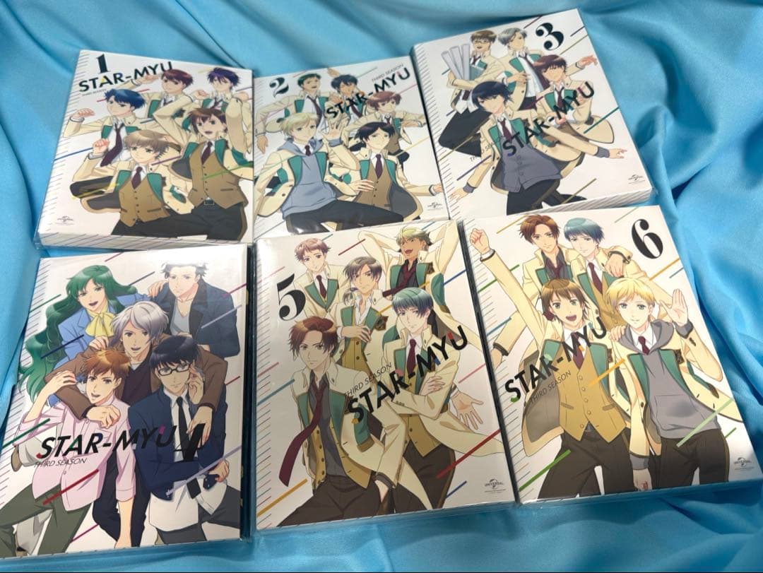 アニメBlu-ray 星箱)スタミュ 第3期 初回限定版 全6巻 セット