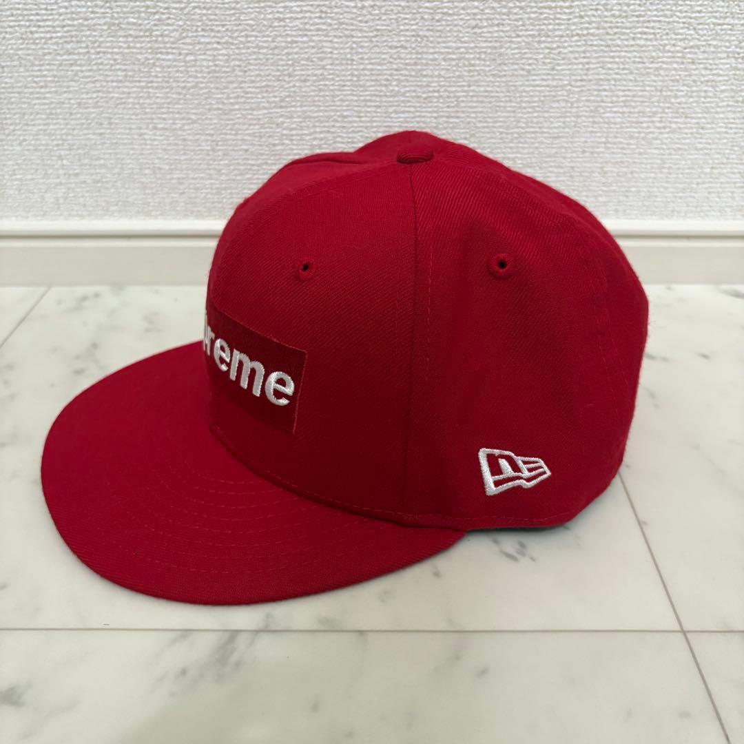 Supreme newera RIP キャップ　赤