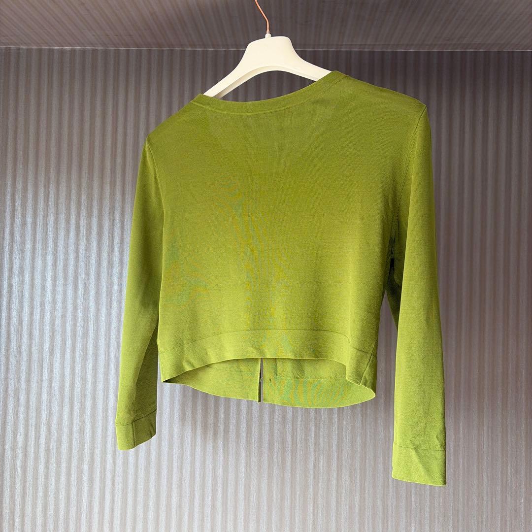 FOXEY NEW YORK グリーン カーディガン 38