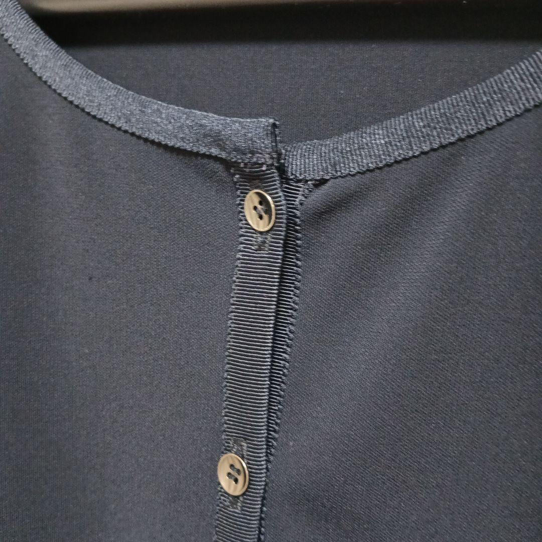 美品【FOXEY NEW YORK】カーディガン40 ネイビー