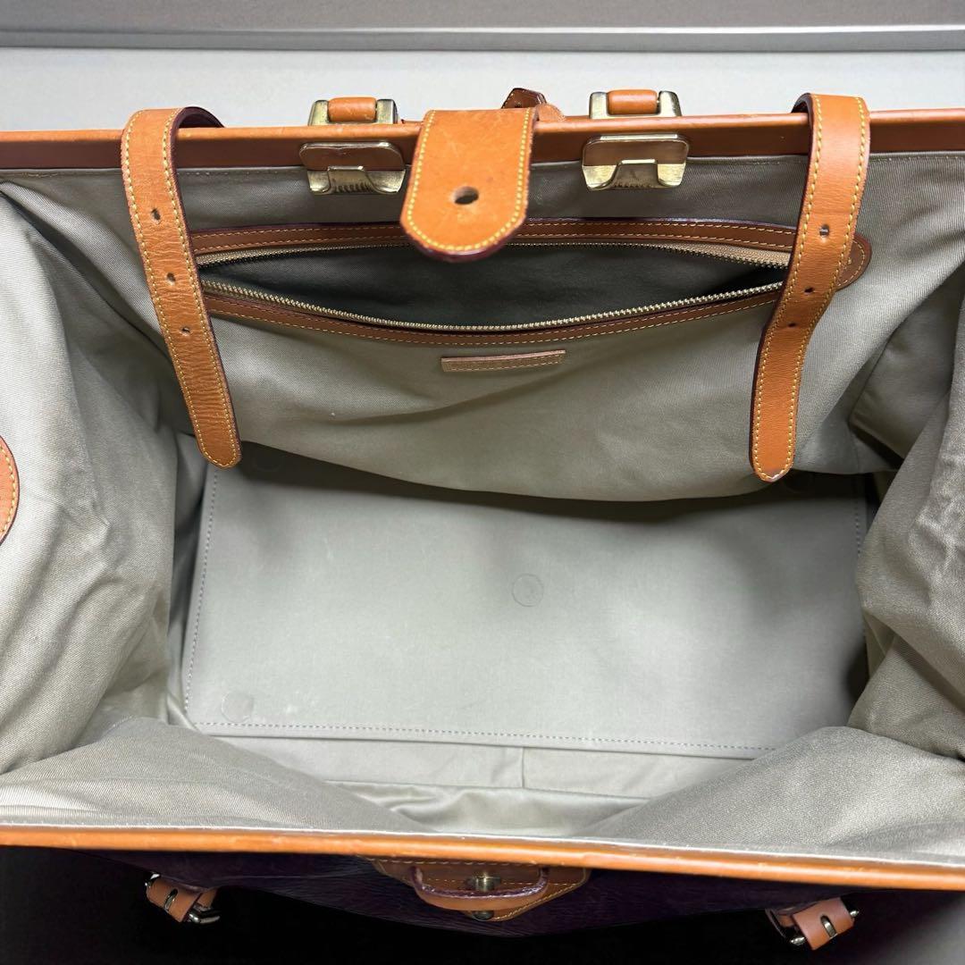 SOMES SADDLE★ダレスバッグ レザーボストンバッグ レッドブラウン系