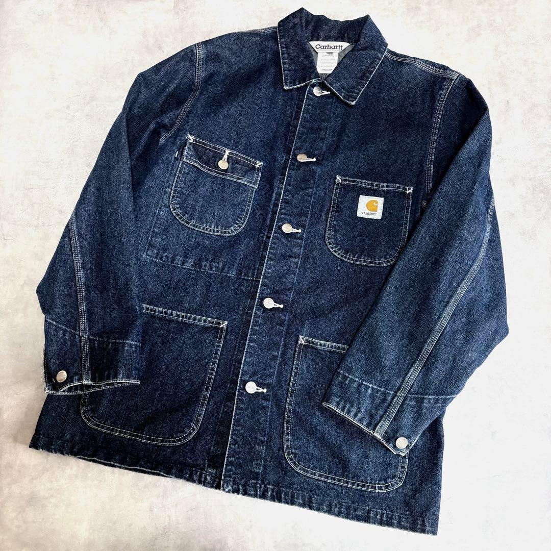 美品 Carhartt デニムカバーオール M ワークジャケット