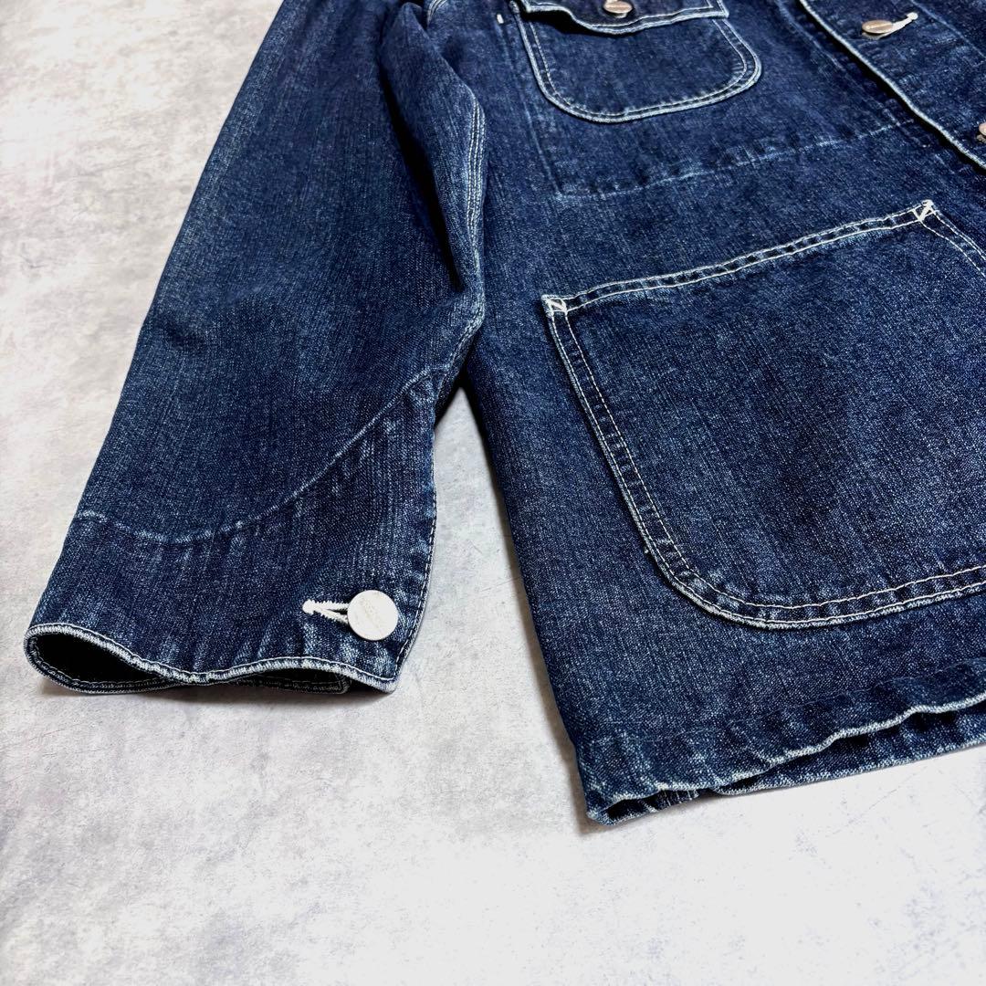 美品 Carhartt デニムカバーオール M ワークジャケット