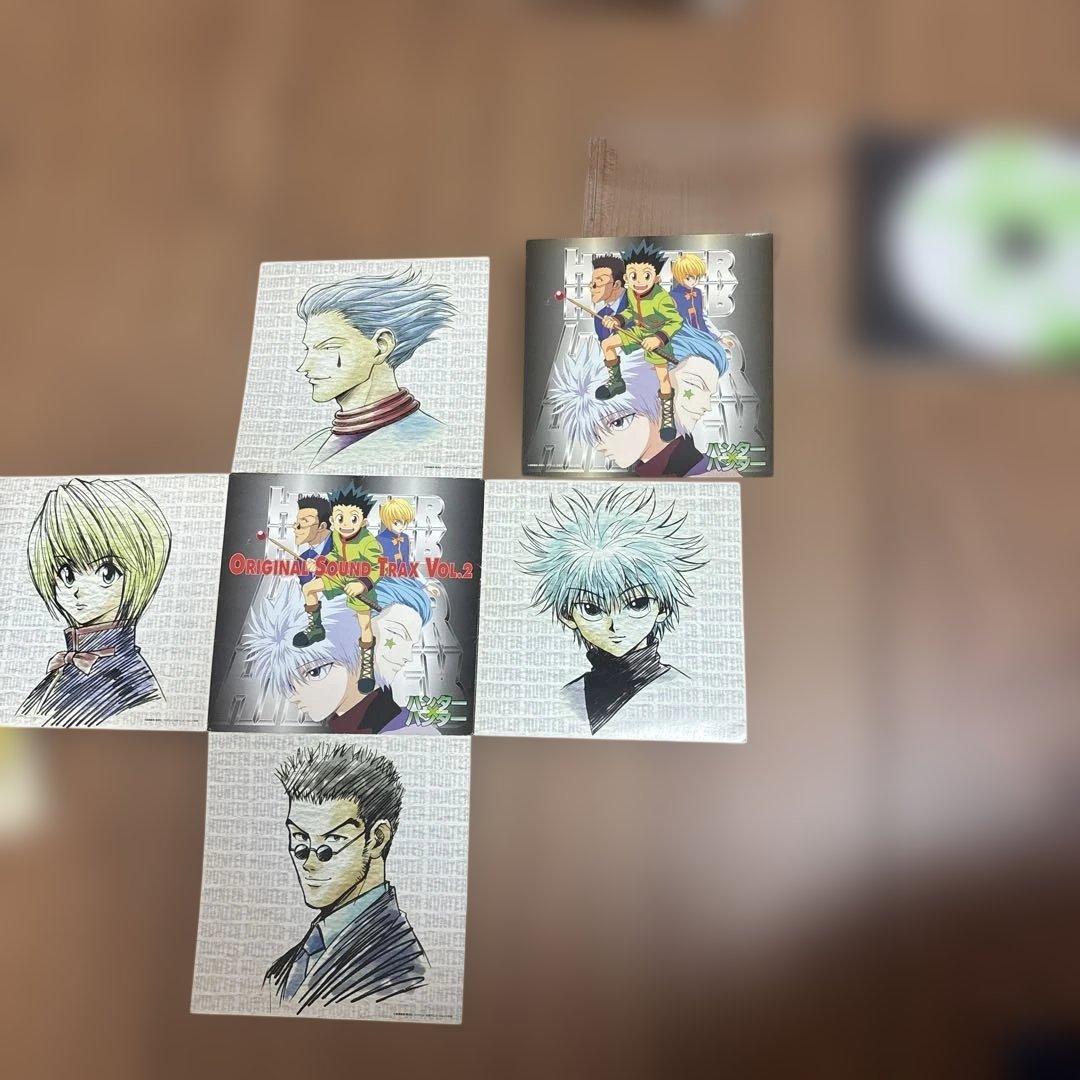 【旧アニメ】HUNTER×HUNTER サントラCD Vol1＆2 ステッカー付
