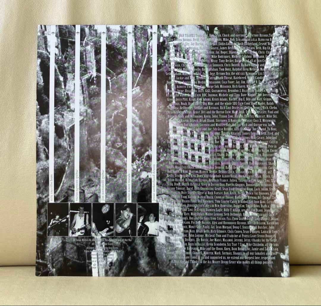 【超希少LP•赤盤】ALL OUT WAR - ForThoseWhoWere〜