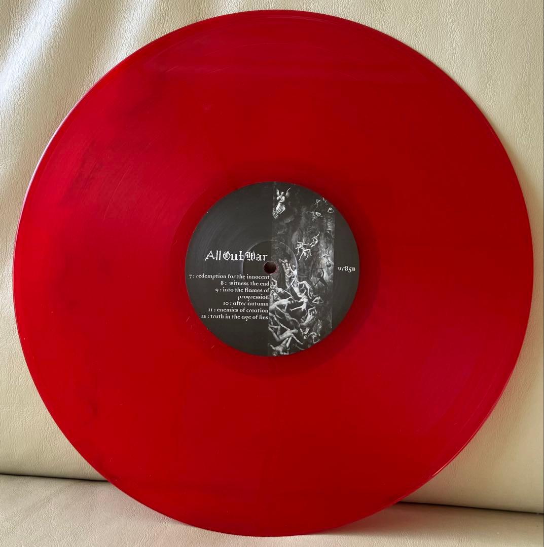 【超希少LP•赤盤】ALL OUT WAR - ForThoseWhoWere〜