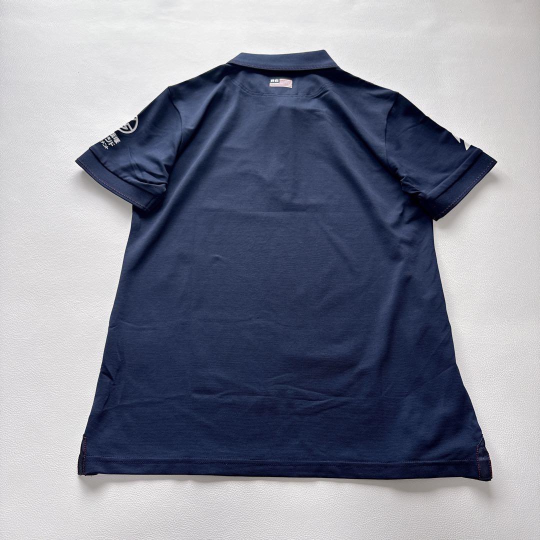 【新品　タグ付き】BRIEFING ネイビー ポロシャツ　ゴルフウェア　ロゴ入り